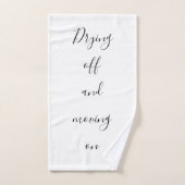 Inspiratie Motivatie drogend van het bewegen op Ci Handdoek (Handdoek)