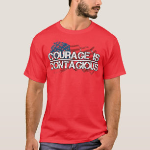 Inspiratie Motivation Courage is besmettelijke VS T-shirt