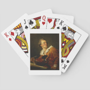 Inspiratie (olie op canvas) pokerkaarten