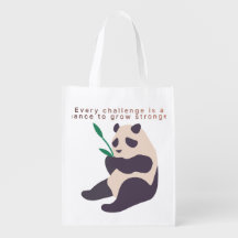 Inspiratie Panda Illustratie Boodschappentas