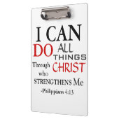 Inspiratie PHILIPPIANS 4:13 Klembord (Links)