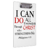 Inspiratie PHILIPPIANS 4:13 Klembord (Rechts)