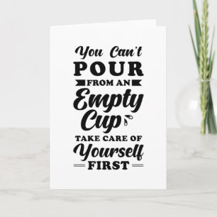 Inspiratie Quote Zelfzorg Kaart