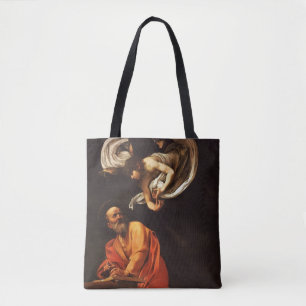 Inspiratie Sint Matthew Caravaggio schilderkunst Draagtas