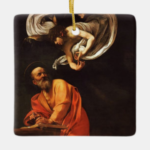 Inspiratie Sint Matthew Caravaggio schilderkunst Keramisch Ornament