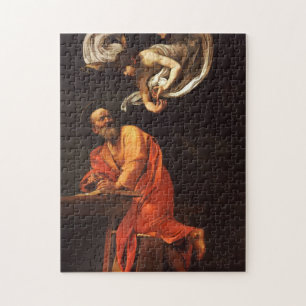 Inspiratie Sint Matthew Caravaggio schilderkunst Legpuzzel