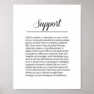 Inspiratie SUPPORT Minimalistische Print