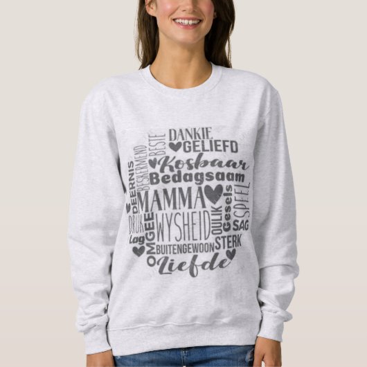 Inspiratie sweatshirt schrijven (Voorkant)
