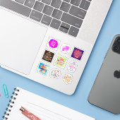 Inspiratie themaset sticker (Laptop met iPhone)