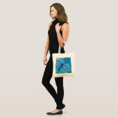 Inspiratie van de Ierse "Blessing Brave Blue Drago Tote Bag (Voorkant (model))