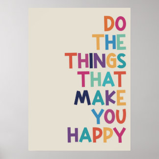 Inspiratie voor dagelijks Poster
