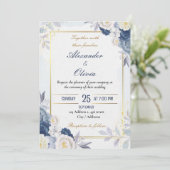 Inspiratie voor huwelijksviering kaart (Staand voorkant)