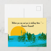 Inspiratie voor Runner Jogger Race 1916 Briefkaart (Voorkant / Achterkant)