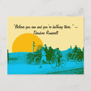 Inspiratie voor Runner Jogger Race 1916 Briefkaart
