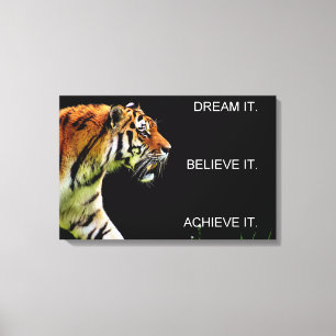 inspiratie voor succesmotivatie canvas afdruk