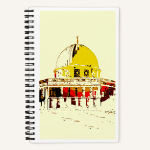Inspiratie voor uw gedachten: Dome of the Rock Tra Notitieboek
