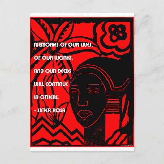 Inspiratie voor Zuster Rosa Briefkaart (Voorkant)