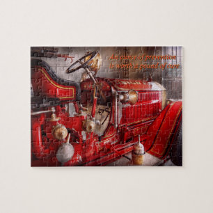 Inspiratie - Vrachtwagen - Wachten op een oproep Legpuzzel