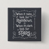 Inspiratie wanneer het Rains en Donkere Button van (Voorkant)