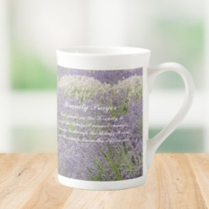 Inspiratief Serenity Gebed Lavendel Tuin Porselein Kop