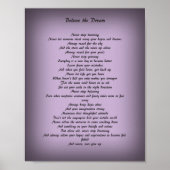 Inspiratiegedicht Poster (Voorkant)