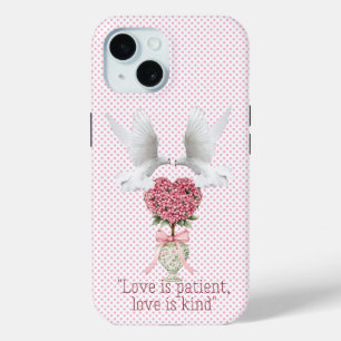 Inspiratiegeloof Roze Stip Duif Hart Topiaire