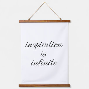 Inspiratiehout met bovenzijde wandbekleding hangend wandkleed