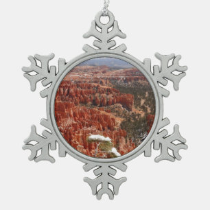 Inspiratiepunt bij Bryce Canyon I Tin Sneeuwvlok Ornament
