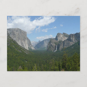 Inspiratiepunt in het Nationaal Park Yosemite Briefkaart