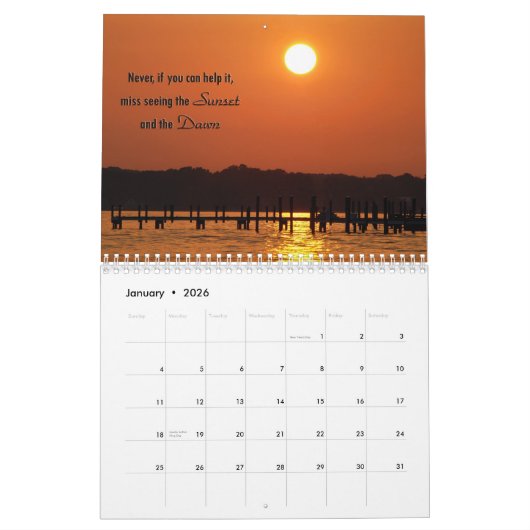 Inspiraties per maand kalender (Jan 2026)