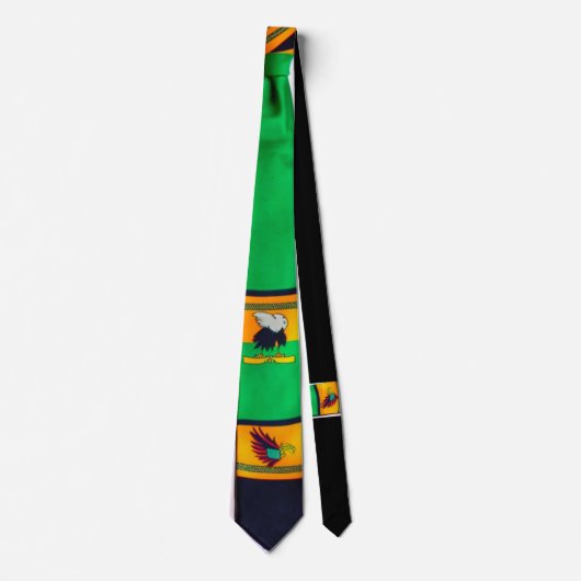 Inspiratievlaggen (Zambia) Stropdas (Voorkant)