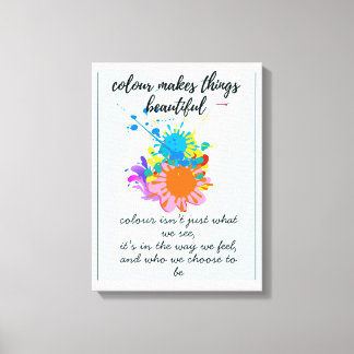 Inspiratievolle kleurrijke decor print