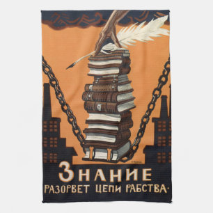 Inspiratievolle Vintage Geletterdheidscampagne Kun Theedoek