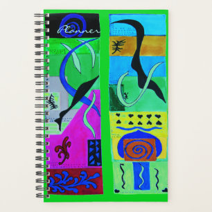 Inspiration Abstraite Bleue Moderne De Matisse