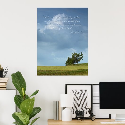 Inspiration - Affiche (Bureau à domicile)