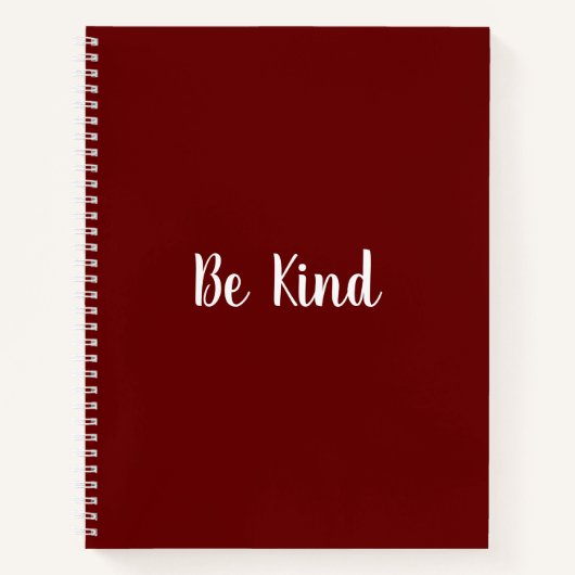 Inspiration Be Kind Carnet scolaire (Devant)