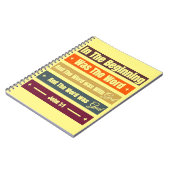 Inspiration Bible Verse Carnet Spiral (Côté gauche)