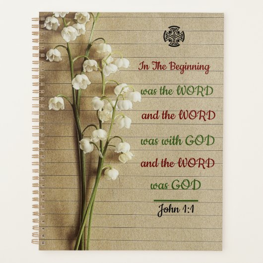 Inspiration Bible Verse Carnet Spiral (Devant)
