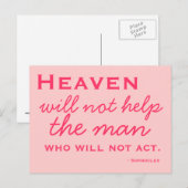 Inspiration - Choisir l'action - Carte postale (Devant / Derrière)