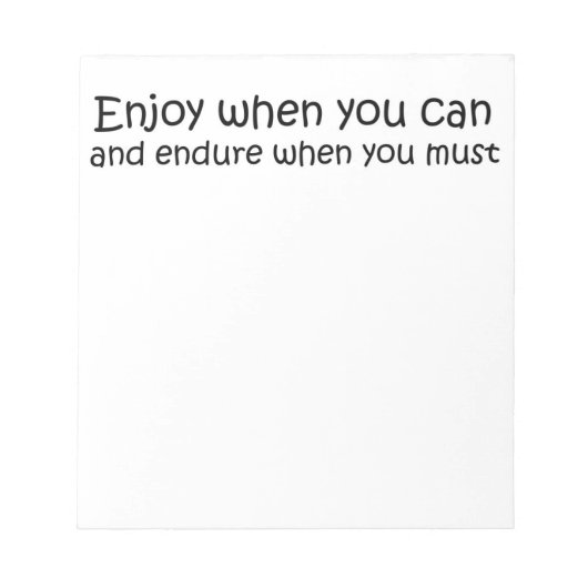 Inspiration citation bloc-notes cadeau cadeau uniq (Devant)