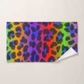 Inspiration colorée motif Retro Tiger (Serviette à main)