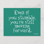 Inspiration de réussite - Carte postale motivation (Devant)