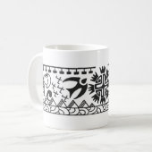 Inspiration du jour Mug de tatouage polynésien (Devant gauche)