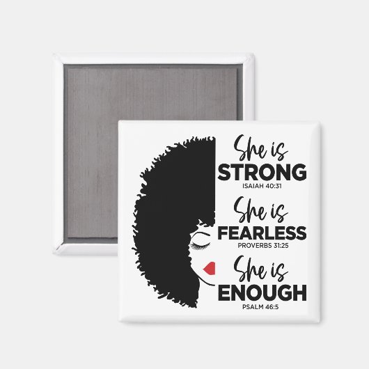 Inspiration Elle Est Carré Magnet (Recto/Verso)