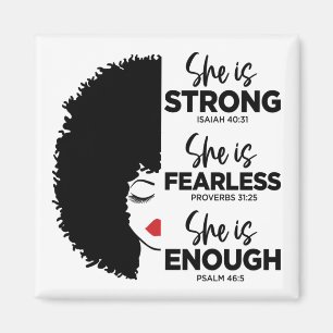 Inspiration Elle Est Carré Magnet