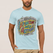 Inspiration en action" T-shirt multicolore (Devant)