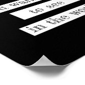 inspiration Gandhi poster citation chic moderne (Coin)