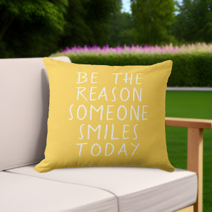 Inspiration Grand Jaune Coussin extérieur