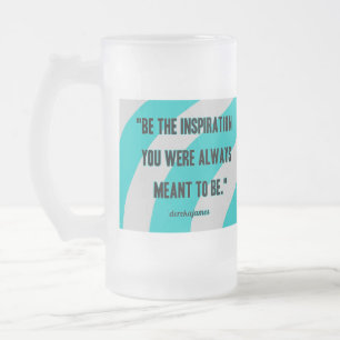 Inspiration Grande Mug en verre dépoli