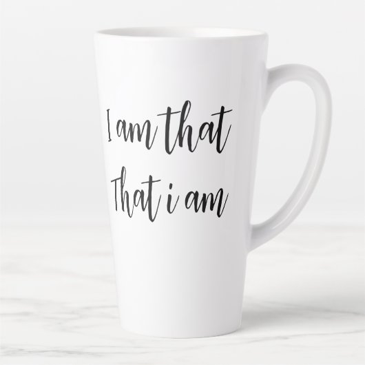 Inspiration "Je suis ça, que je suis" citation Mug (Droite)